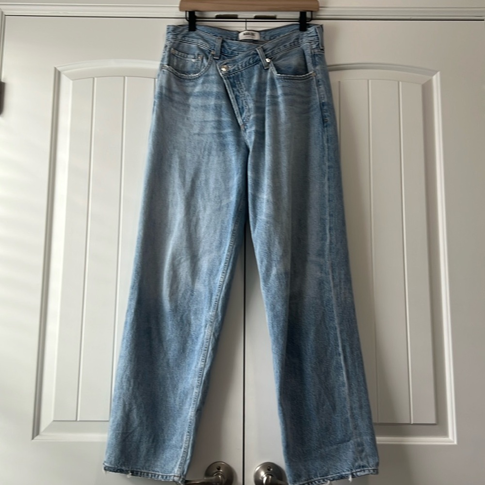 AGOLDE Criss-cross Jeans